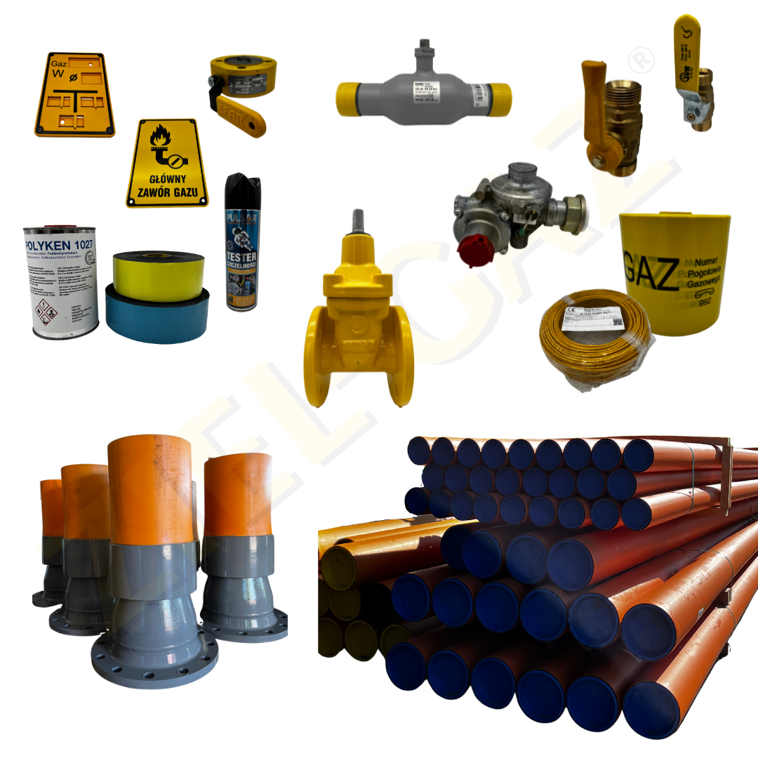 sieci gazowe gazociągi